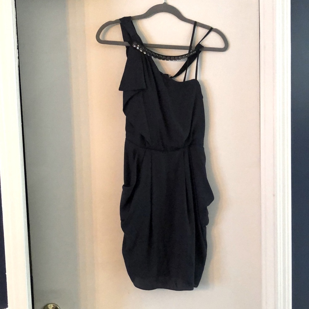 Navy mini dress w/pockets